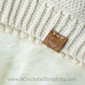 Personalize Your Crochet - How to Add Labels & Tags to your Crochet Items -  A Crocheted Simplicity
