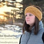 Free Crochet Pattern - Chic Cabled Headwarmer by A Crocheted Simplicity