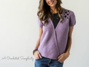 Join A Crocheted Simplicity for the Marielle Cardigan Crochet Along! Check the blog post for all details!