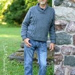 Crochet Pattern: Midwestern Warmth Men's Cabled Sweater by A Crocheted Simplicity