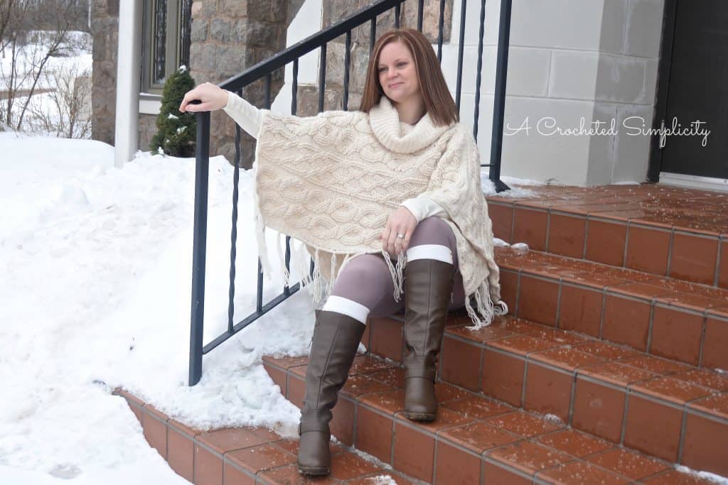 Crochet Pattern - Urban Cabled Poncho by A Crocheted Simplicity