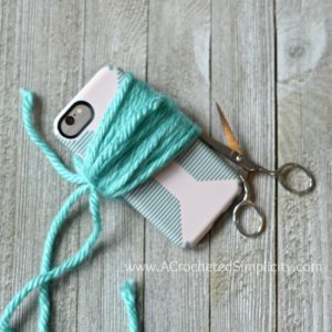 Floppy Yarn Pom Tutorial by A Crocheted Simplicity