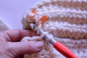 Free Crochet Pattern - Knit-Look Super Bulky Slouch by A Crocheted Simplicity