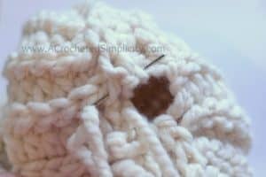 Free Crochet Pattern - Knit-Look Super Bulky Slouch by A Crocheted Simplicity#crochet #knitlookcrochet #crochetslouch