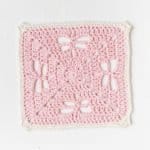 Free Crochet Pattern - Dragonfly Delight Dishcloth - design by Jennifer Pionk for Knit Picks