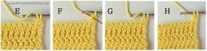 Crochet Stitch Tutorial - How to Crochet the Alternate Treble Crochet Stitch (Chainless Treble Crochet Stitch) by A Crocheted Simplicity