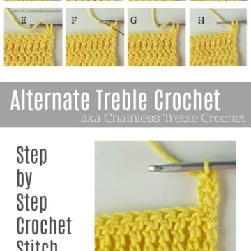How to Crochet Alternate Double Crochet A Crocheted Simplicity