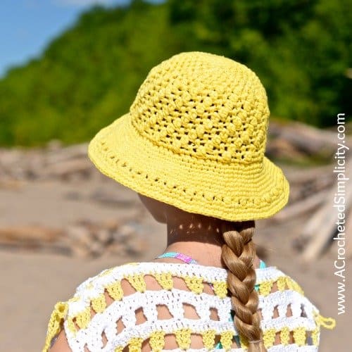 Makin’ Lemonade Sunhat – Free Crochet Pattern *Adult Sizes