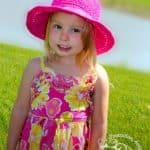 Free Crochet Pattern - Stop & Rewind Sunhat by A Crocheted Simplicity Sizes Included: Doll through Adult Large