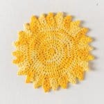 Free Crochet Pattern - The Sun's Out! Dishcloth designed by Jennifer Pionk (aka A Crocheted Simplicity)