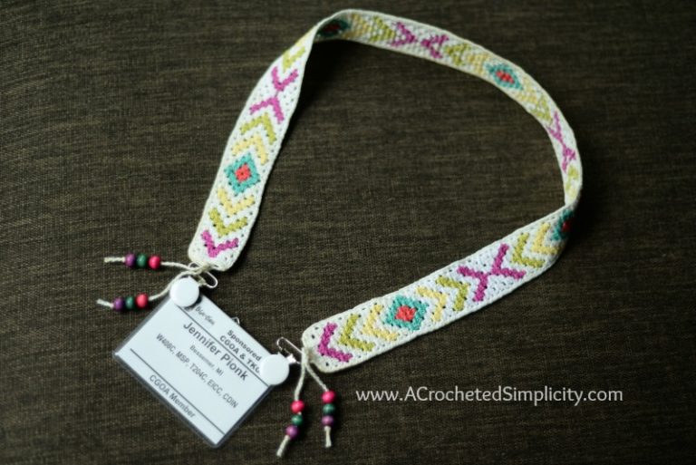 Boho Chic Crochet Lanyard – Free Crochet Pattern