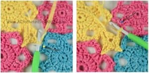 Free Crochet Pattern - Strawberry Lemonade Tote Bag by A Crocheted Simplicity #crochet #freecrochetpattern #crochettotebag