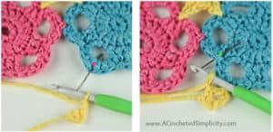 Free Crochet Pattern - Strawberry Lemonade Tote Bag by A Crocheted Simplicity #crochet #freecrochetpattern #crochettotebag