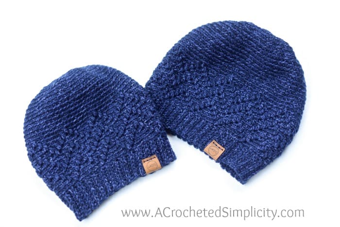 Free Crochet Hat Pattern - Chevron Peaks Slouch by A Crocheted Simplicity part of the #HatNotHate campaign #crochet #stompoutbullying #crochethat
