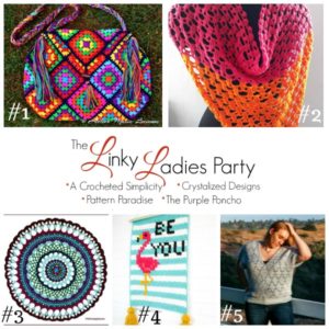 Come join us for The Linky Ladies community link party! Enter for a chance to win a $25 Amazon gift card simply by linking up your knit or crochet project! #link party #crochetlinkparty #knitlinkparty
