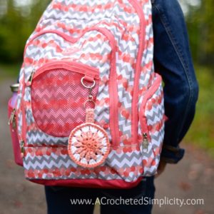 Free Crochet Pattern - Earbud Holder, Chapstick Holder, Charger Holder, Change Purse, Fidget Spinner Holder by A Crocheted Simplicity #freecrochetpattern #crochet