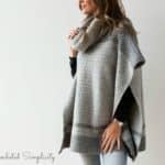 Crochet Pattern - Emelyn Cowl Neck Poncho by A Crocheted Simplicity