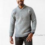 Crochet Pattern - The Wulf Men's Pullover by A Crocheted Simplicity