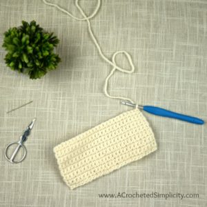 How to Crochet the Spike Stitch - A Step-by-Step Tutorial by A Crocheted Simplicity#crochet #crochetstitch #crochetspikestitch