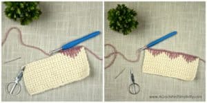 How to Crochet the Spike Stitch - A Step-by-Step Tutorial by A Crocheted Simplicity#crochet #crochetstitch #crochetspikestitch