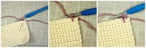 How to Crochet the Spike Stitch - A Step-by-Step Tutorial by A Crocheted Simplicity#crochet #crochetstitch #crochetspikestitch