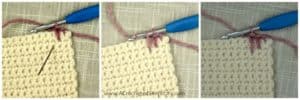 How to Crochet the Spike Stitch - A Step-by-Step Tutorial by A Crocheted Simplicity#crochet #crochetstitch #crochetspikestitch