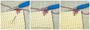 How to Crochet the Spike Stitch - A Step-by-Step Tutorial by A Crocheted Simplicity#crochet #crochetstitch #crochetspikestitch