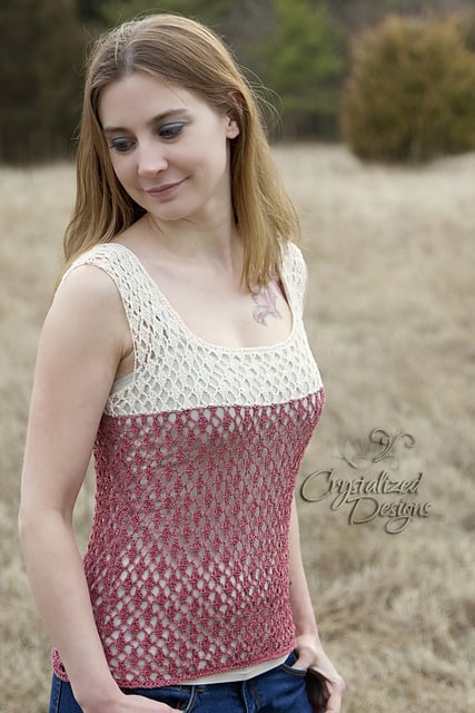 Crochet Pattern - Stargazer Lace by Crystalized Designs.