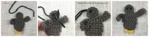 Free Crochet Pattern - Turkey Napkin Ring, Napkin Holder - by A Crocheted Simplicity #crochet #crochetturkey #crochetnapkinring #freecrochetpattern