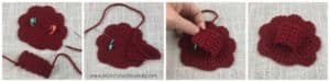 Free Crochet Pattern - Turkey Napkin Ring, Napkin Holder - by A Crocheted Simplicity #crochet #crochetturkey #crochetnapkinring #freecrochetpattern