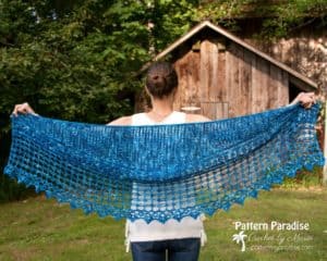 Free Crochet Pattern - Autumn Jewels Wrap by Pattern Paradise