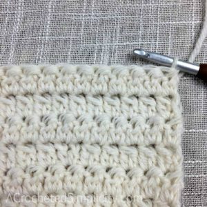 Learn to Crochet the Alternate Double Crochet Cluster Stitch - Crochet Tutorial by A Crocheted Simplicity #crochetstitchtutorial #chainlesscrochetstitch #crochetclusterstitch #doublecrochetcluster #freecrochettutorial