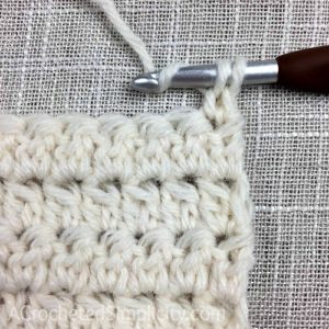 Learn to Crochet the Alternate Double Crochet Cluster Stitch - Crochet Tutorial by A Crocheted Simplicity #crochetstitchtutorial #chainlesscrochetstitch #crochetclusterstitch #doublecrochetcluster #freecrochettutorial