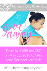 A Mother's Day Giveaway - Because self-care is so important! Giveaway sponsored by A Crocheted Simplicity #crochetgiveaway #mothersdaygiveaway #crochettools #crochet