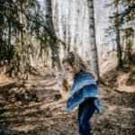 Free Crochet Pattern - Wasilla Poncho by A Crocheted Simplicity #freecrochetpattern #crochetponcho #crochet #girlsponcho #lionbrandmandala #crochetponchopattern