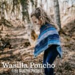 Free Crochet Pattern - Wasilla Poncho by A Crocheted Simplicity #freecrochetpattern #crochetponcho #crochet #girlsponcho #lionbrandmandala #crochetponchopattern