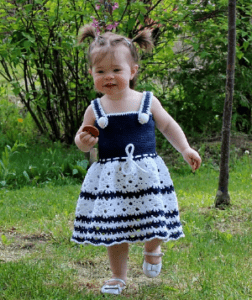 Crochet Pattern - Amelia Toddler Sundress by Sweet Potato Crochet Creations