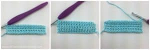 How to Crochet the Inverse Single Crochet Stitch a Tutorial by A Crocheted Simplicity #crochetstitch #crochetstitchtutorial #howtocrochet #crochetstitches #crochet #freecrochettutorial