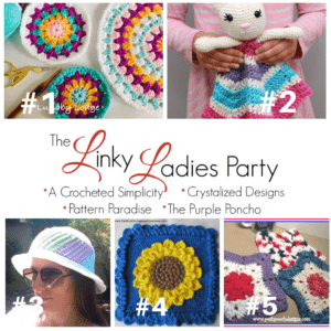 Come join us for The Linky Ladies community link party! Enter for a chance to win a $25 Amazon gift card simply by linking up your knit or crochet project! #link party #crochetlinkparty #knitlinkparty #fiberarts #linkparty