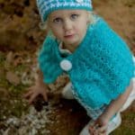 Crochet Shrug Pattern - Classic Charm Girls Shrug Pattern by A Crocheted Simplicity #crochetshrug #crochetcapelet #crochetgirlsshrug #crochetforgirls #crochetpattern #crochetshrugpattern #handmade