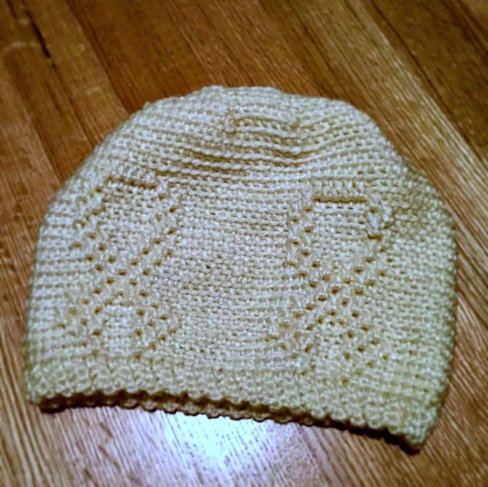 Free Crochet Beanie Pattern - Awareness Ribbon Beanie Crochet Pattern by A Crocheted Simplicity #freecrochetpattern #freecrochetbeaniepattern #crochetawarenesshat #awarenessribbon #awarenessribbonbeanie #cancerawarenessbeanie #chemocap #crochetchemocap #crochetcancerhat #raiseawarenes