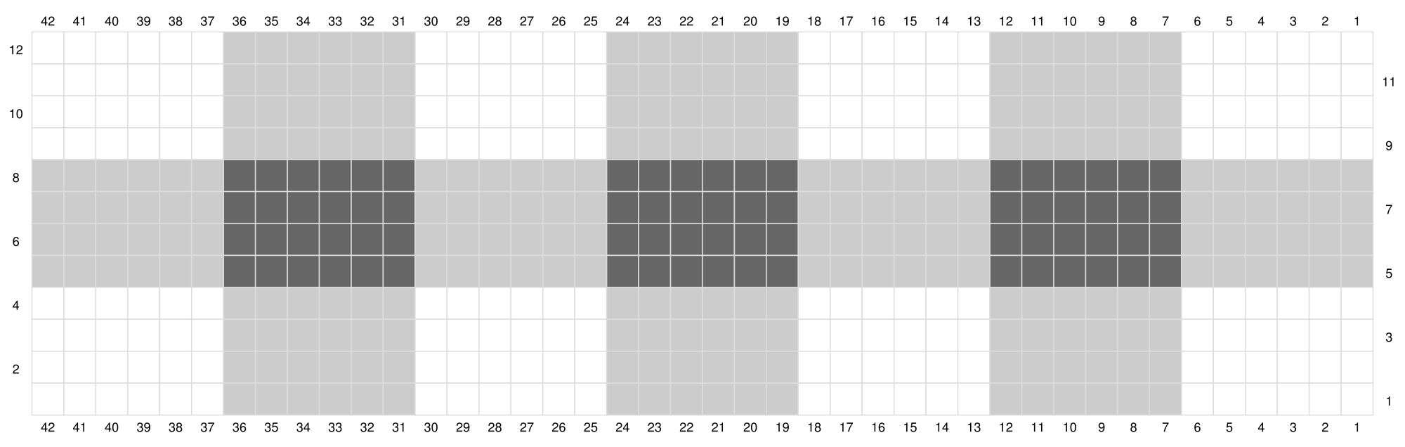 Plaid Knitting Chart