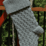 Winter Waves Christmas Stocking Crochet Pattern by A Crocheted Simplicity