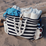 Nautical Knots Crochet Bag Pattern by A Crocheted Simplicity