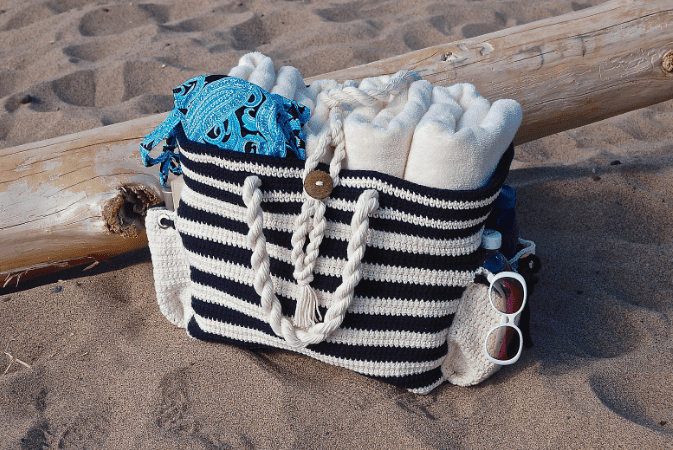 Nautical Knots Crochet Bag Pattern by A Crocheted Simplicity