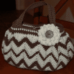 Chasing Chevrons Handbag Crochet Purse Pattern by A Crocheted Simplicity