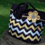 Chasing Chevrons Shoulder Bag Crochet Bag Pattern by A Crocheted Simplicity