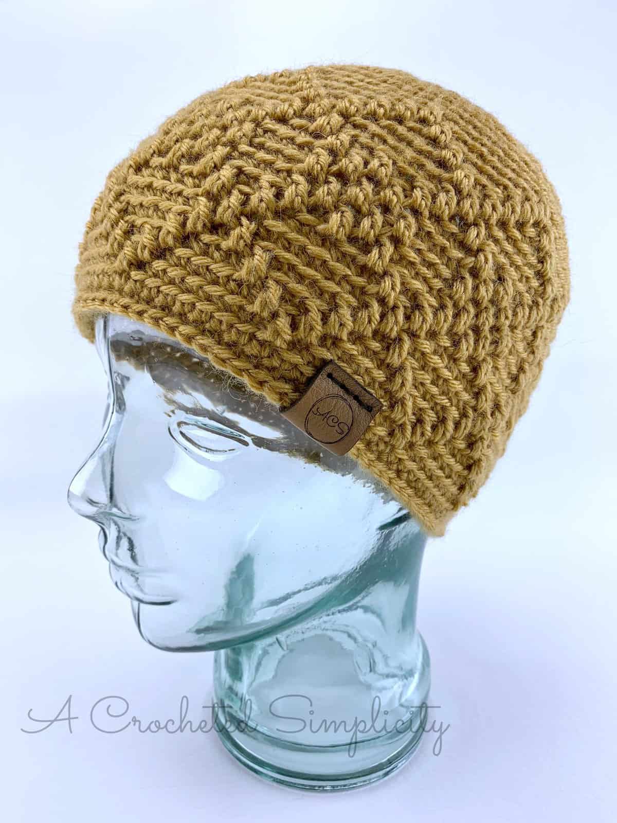 Argyle Beanie & Slouch - Free Crochet Hat Pattern - A Crocheted