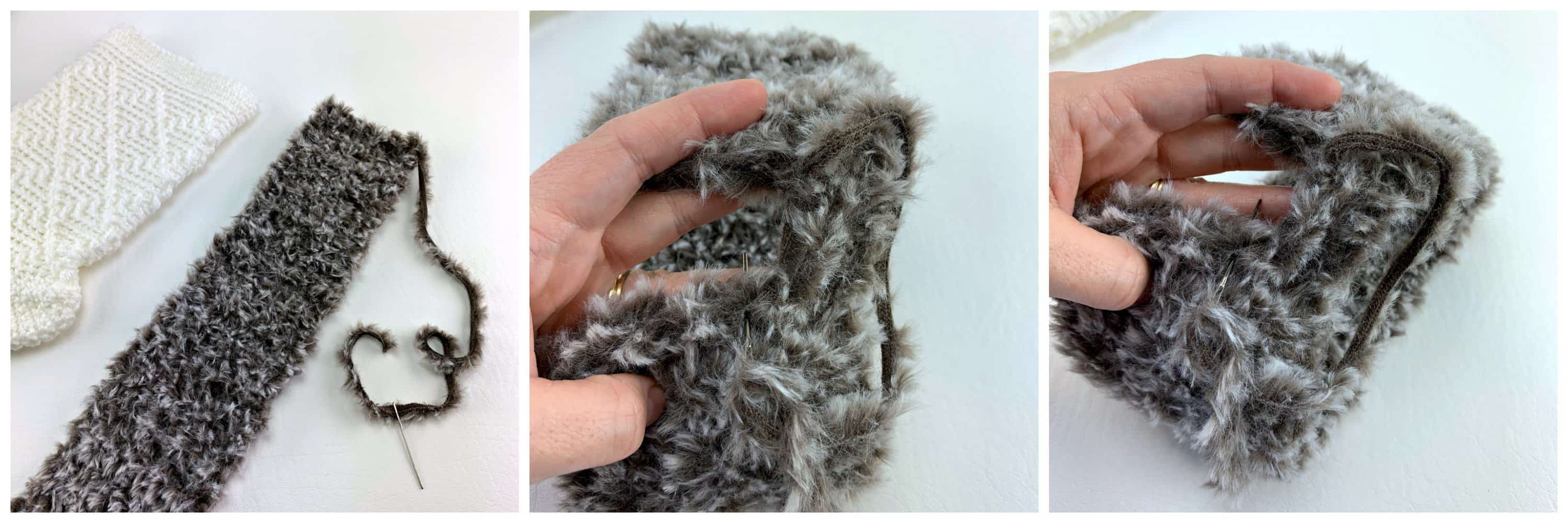 faux fur cuff crochet tutorial