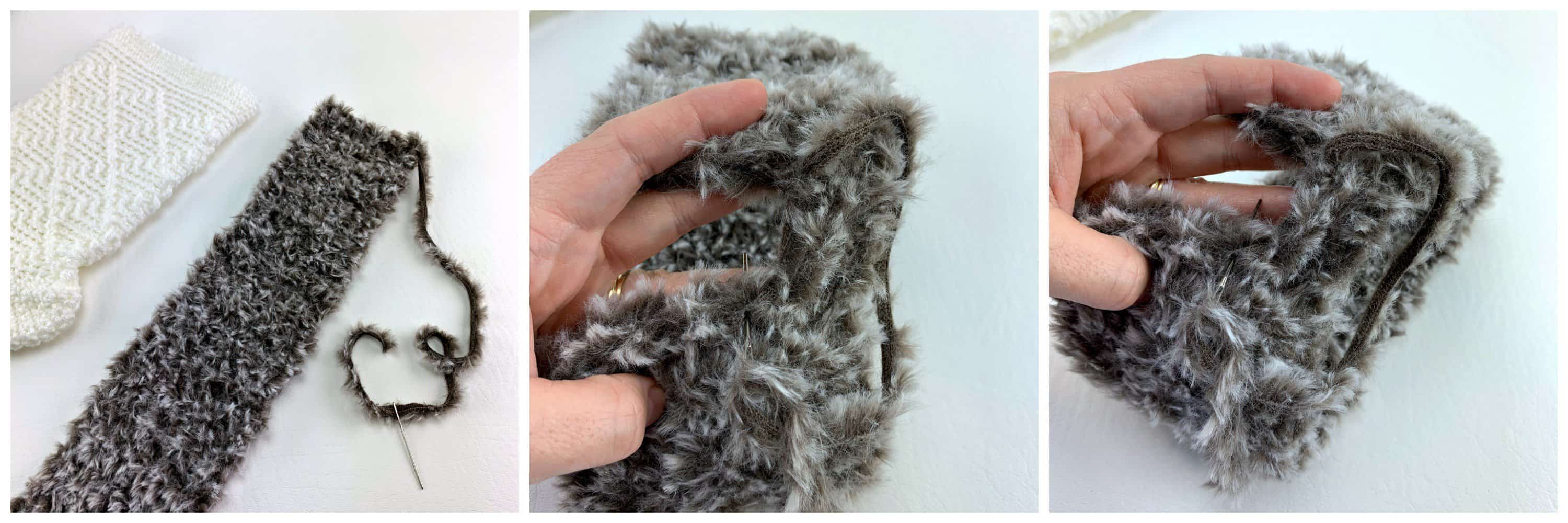 Crochet with Faux Fur Yarn using these Free Crochet Patterns - Left in Knots